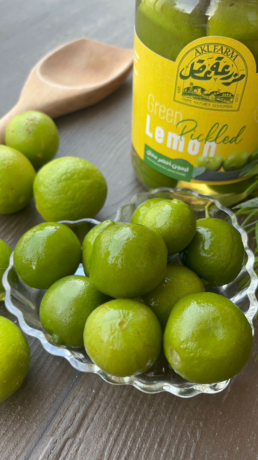 Pickled green lemon 650 gram