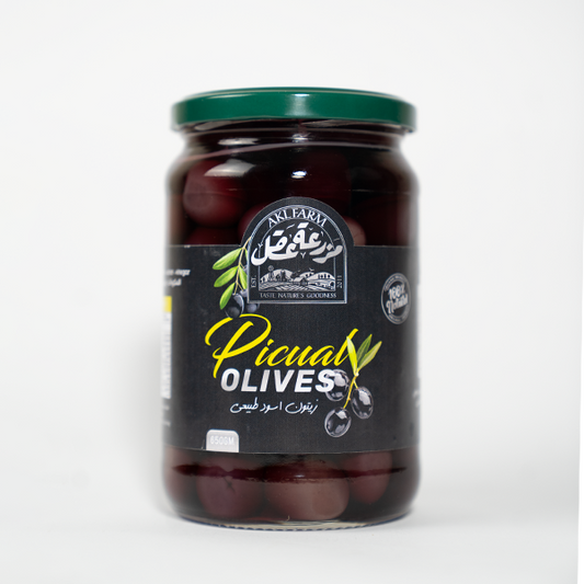 زيتون بيكول أسود طبيعي مخلل 650 جرام