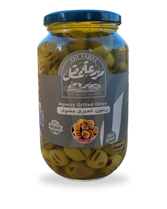 Pickled Grilled Green Olives - 850 gm